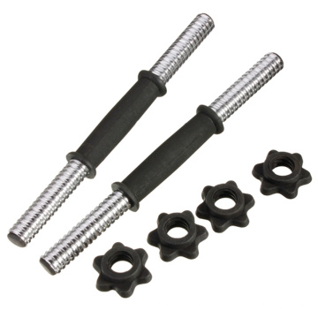 Barato estándar de 16 pulgadas Spinlock Chrome Dumbbell Bar